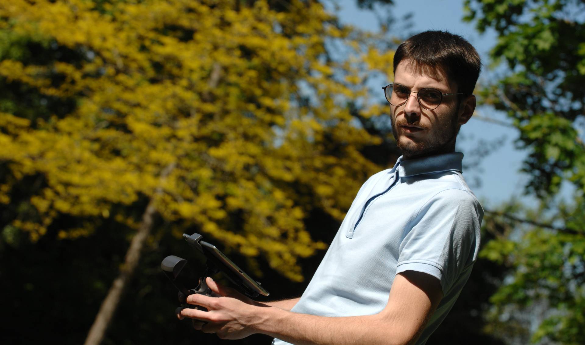 Télépilote en action